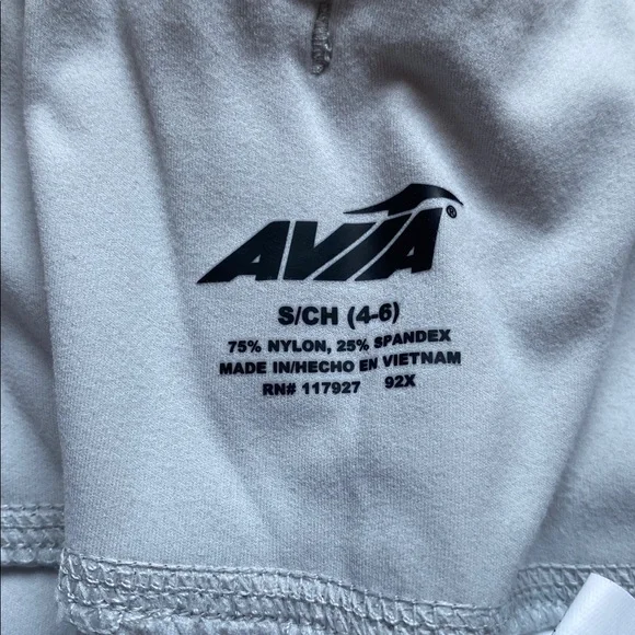 Avia High-Waisted Light Gray Leggings - Picture 2 of 2